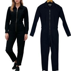 Lucky Brand Aviator Jumpsuit in Black Hills Size 25